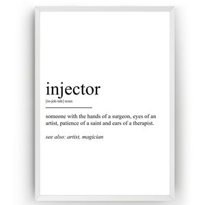 Injector Definition Print | Etsy