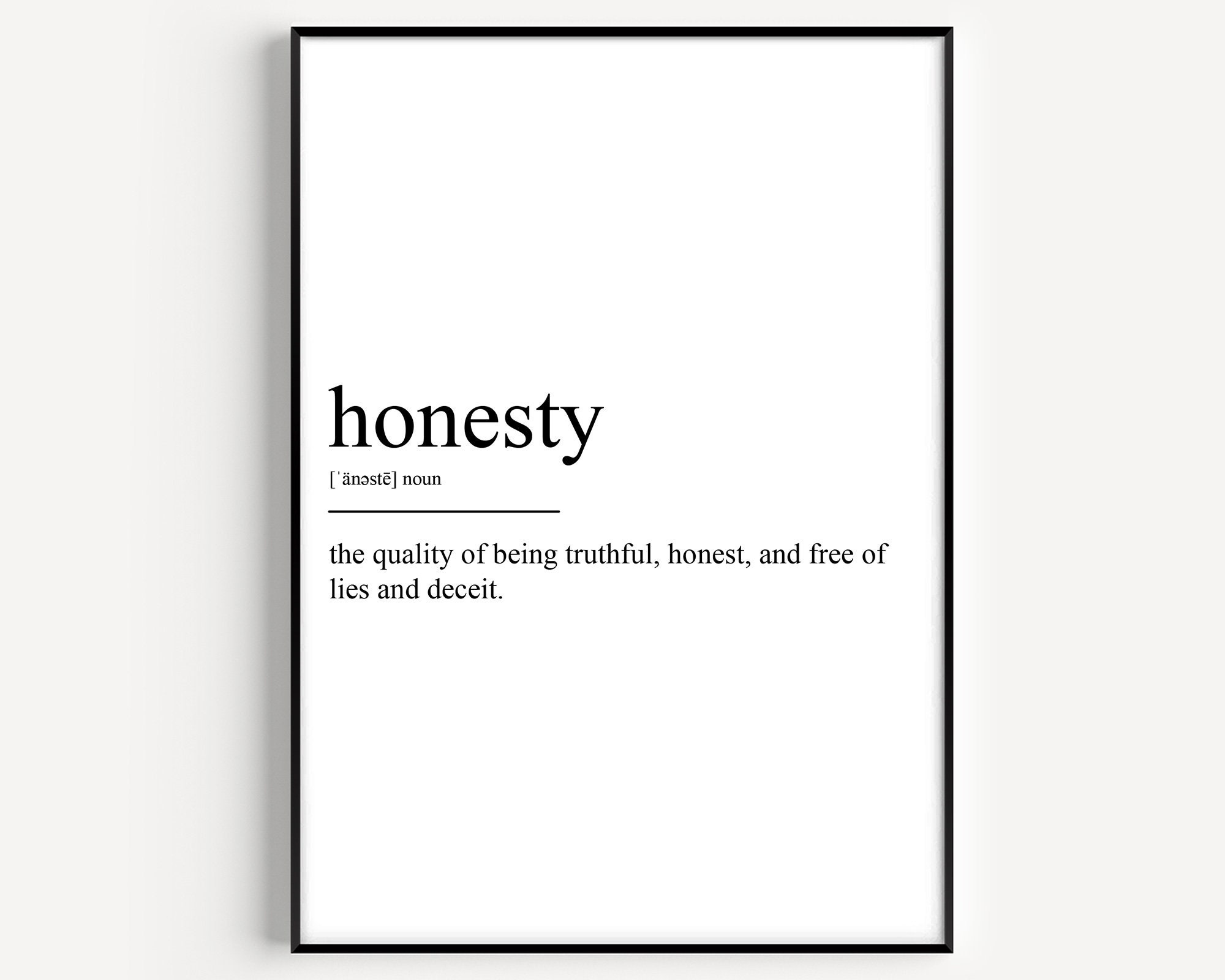 honesty-definition
