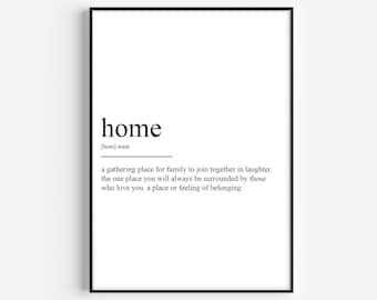 Home Definition Print