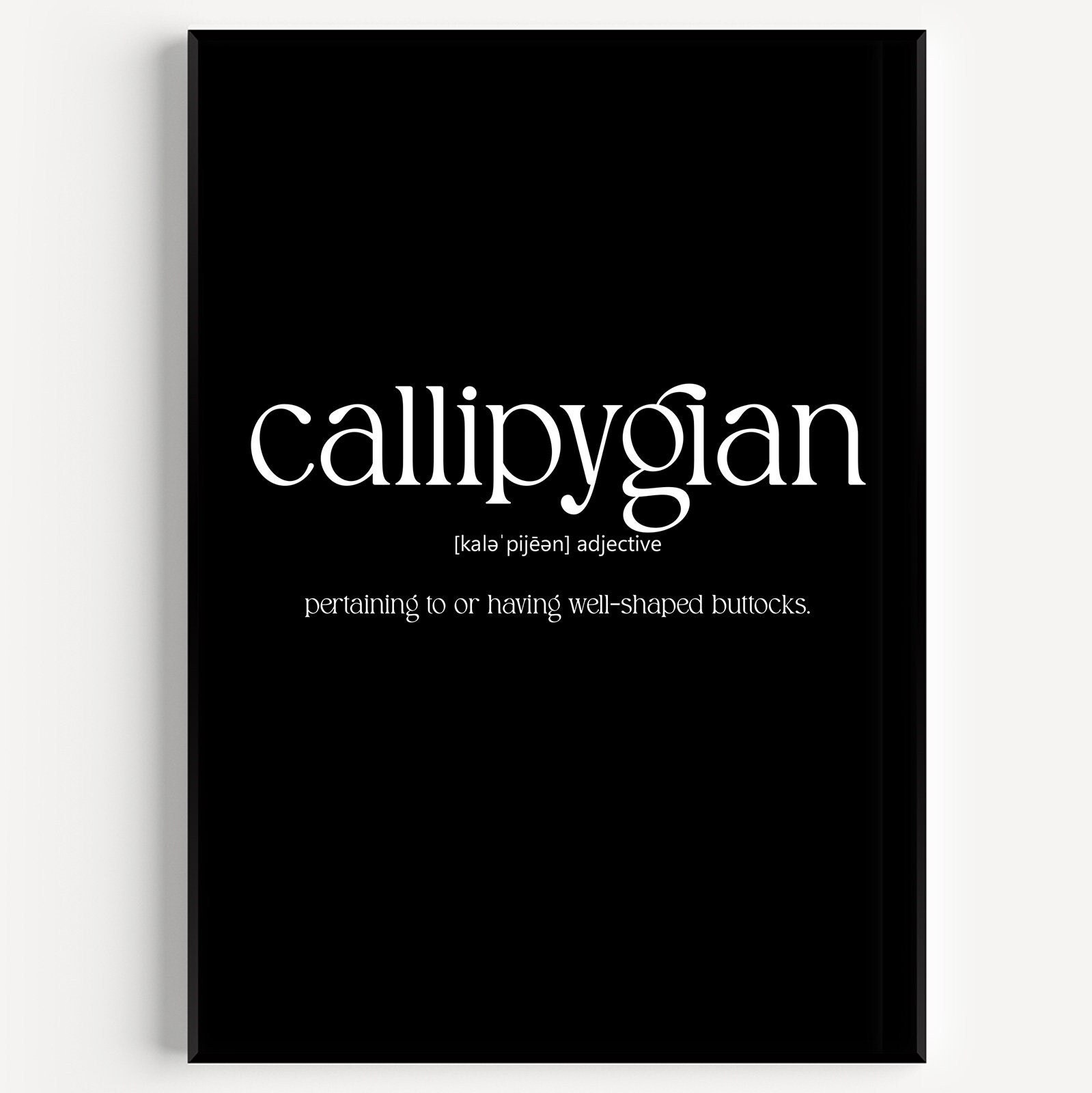 callipygous. How to pronounce the english word callipygous .Start