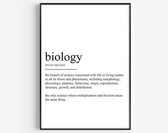 Biology Definition Print