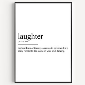 Laughter Definition Print