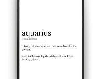 Aquarius Quote - Etsy Ireland Aquarius Quote - Etsy Ireland