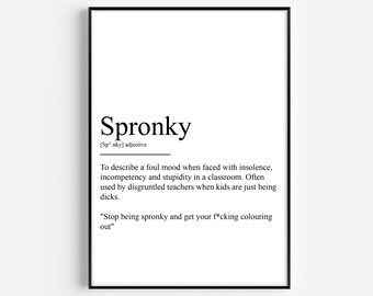 Definicja Spronky'ego