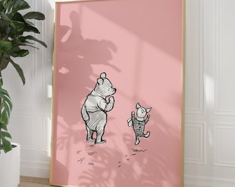 Winie Nursery Flag the Pooh, decorazione da parete per la