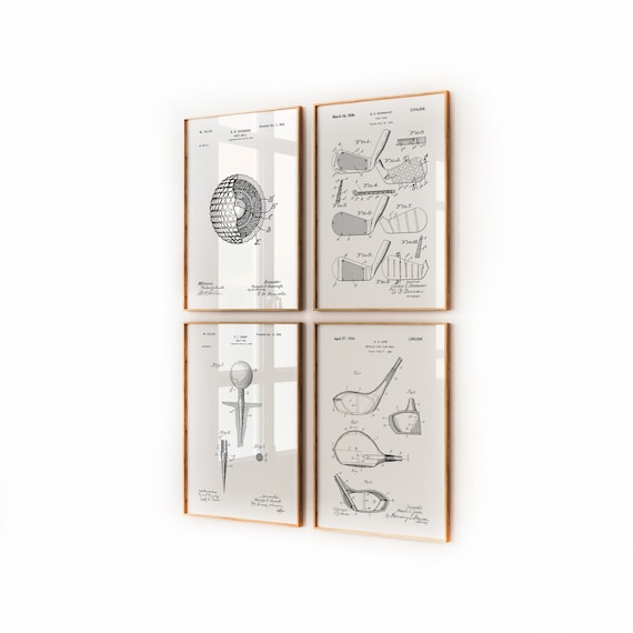 ゴルフコース アートプリント A2版 ２枚セット ゴルフコース アートプリント A2版 2枚セット