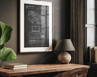 Printer 1985 Patent Print, Office Wall Art Poster Blueprint Gifts