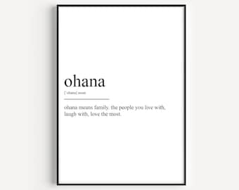 Impression de définition Ohana