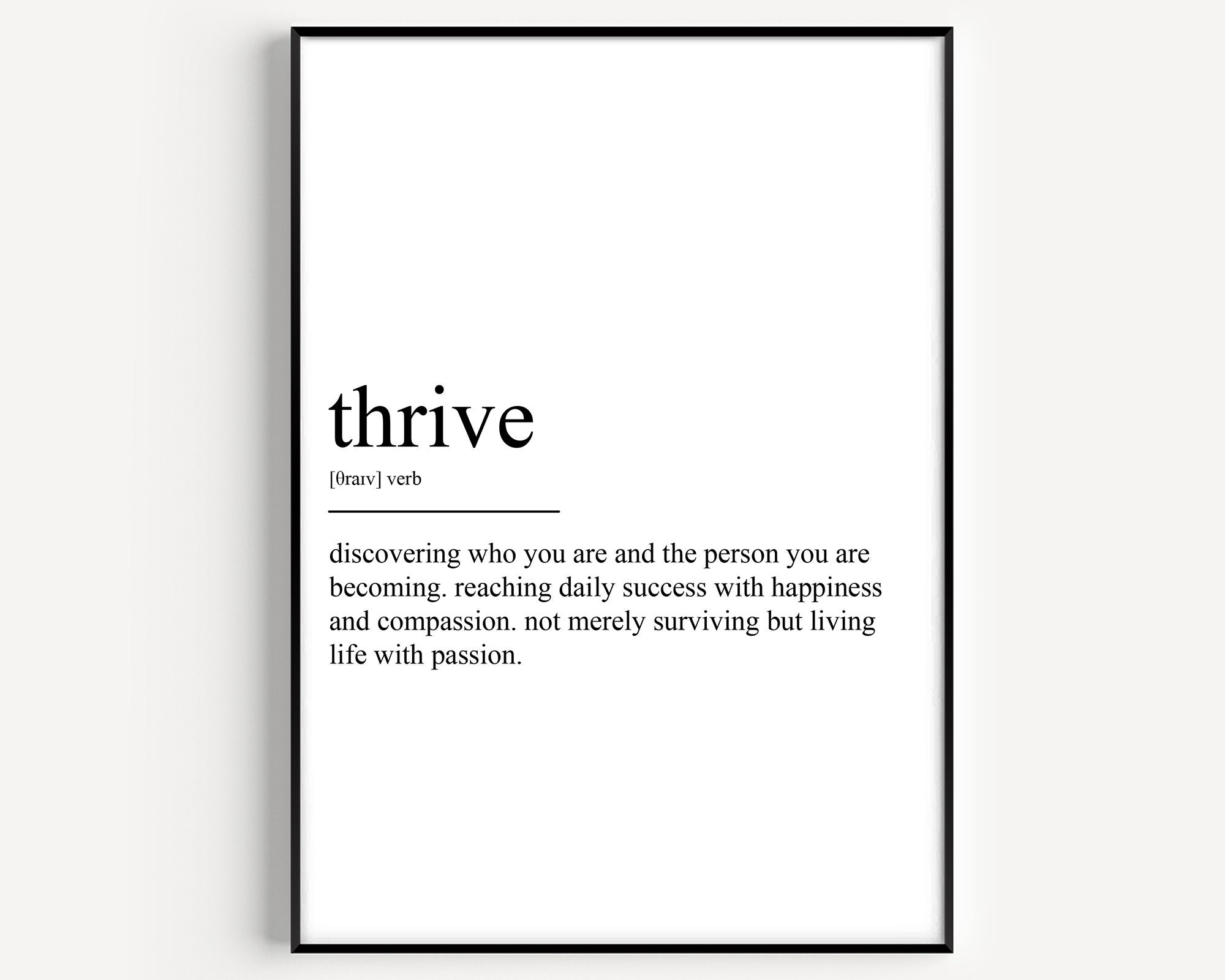What does thrive online mean