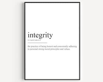 Integrity Definition Print - Version 2