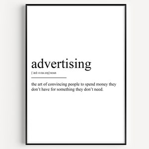 Werbung Definition Print