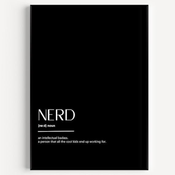 Nerd Definition Print -  Canada