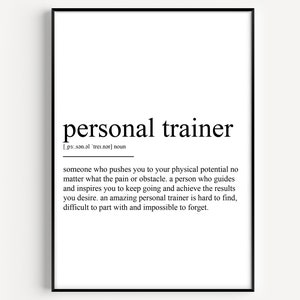 Definição de Personal Trainer Imprimir