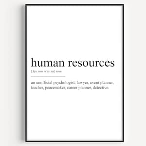 Definição de Recursos Humanos Imprimir