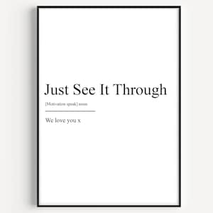 Just see it through Definition Print