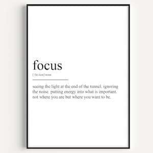 Focus Definition Print