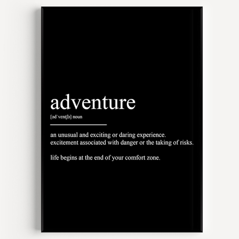 Adventure Definition Print 2