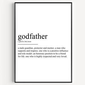 Godfather Definition Print