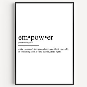 Empower Definition Print