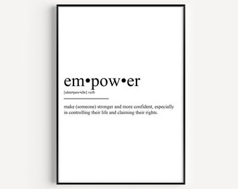 Empower Definition Print