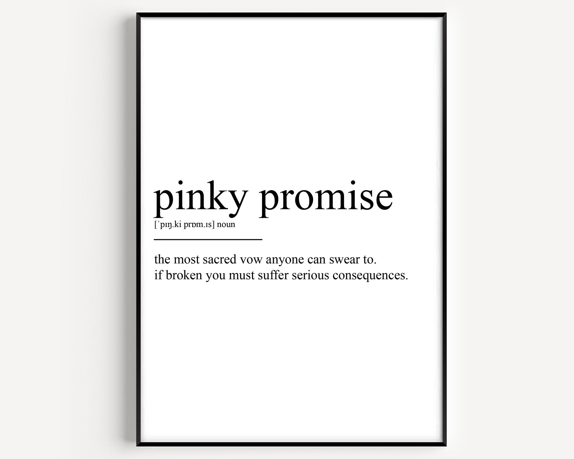 Pinky promise shop ring meaning