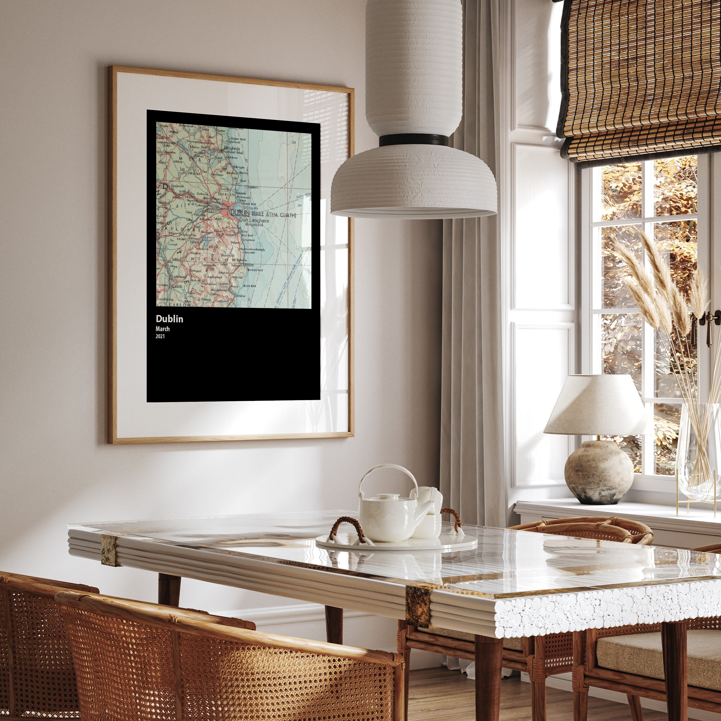Mapping Posters Personalised Map Set of 6 Prints, Custom Travel Decor Gift ...