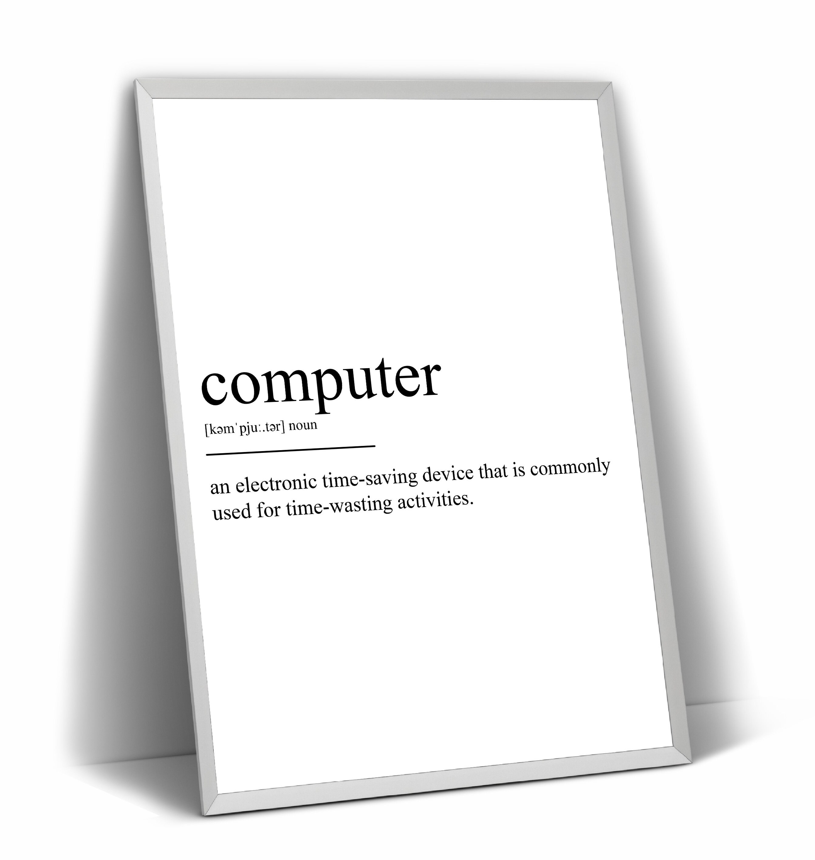 Computer Definition Print Etsy