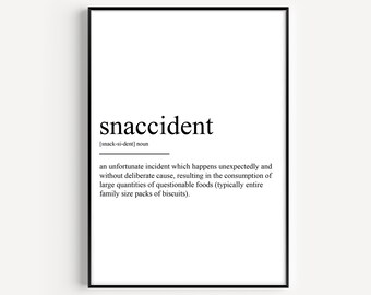 Definição de Snaccident para impressão - Versão 4