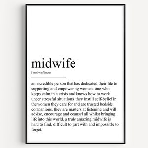 Midwife Definition Print