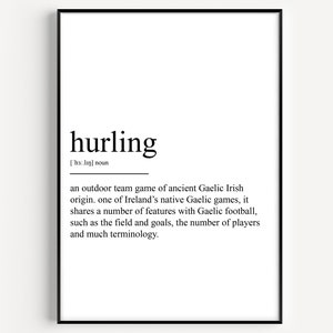 Hurling Definition Druck