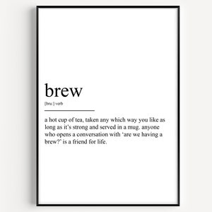 Brew Definition Print