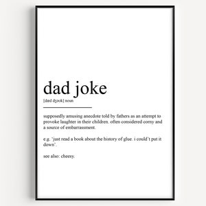 Dad Joke Definition Print