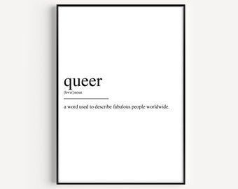 Queer Definition Print