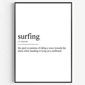 Surfen Definition Druck