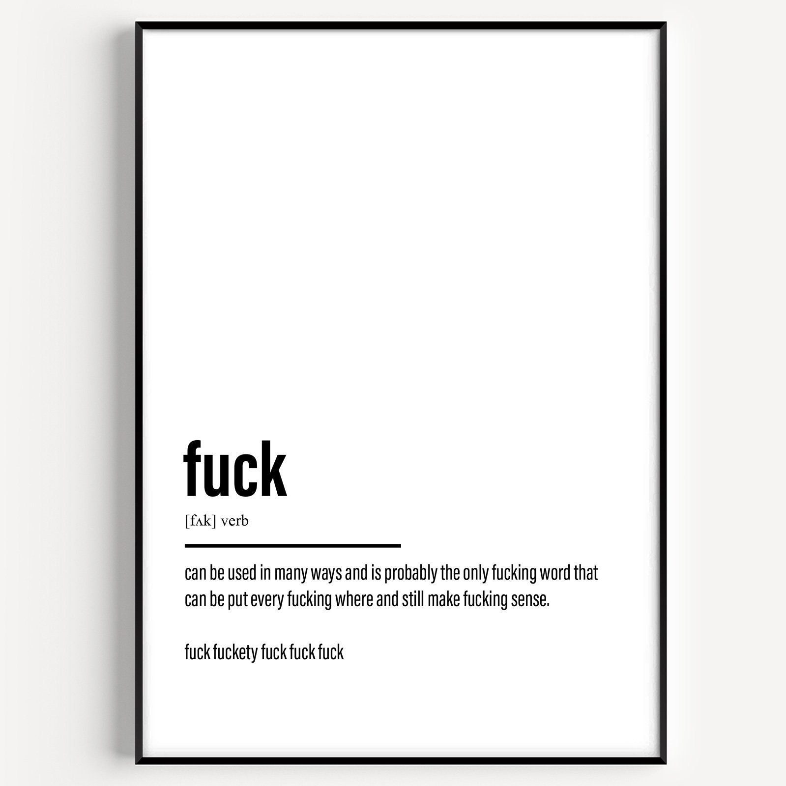 Fuck Definition Print Etsy fuck-definition-print-etsy