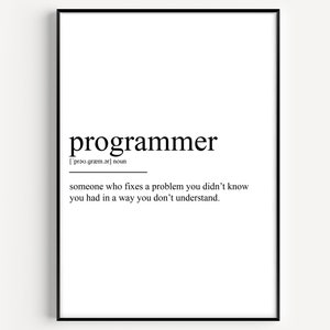 Programmierer Definition Print