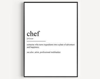 Chef Definition Print