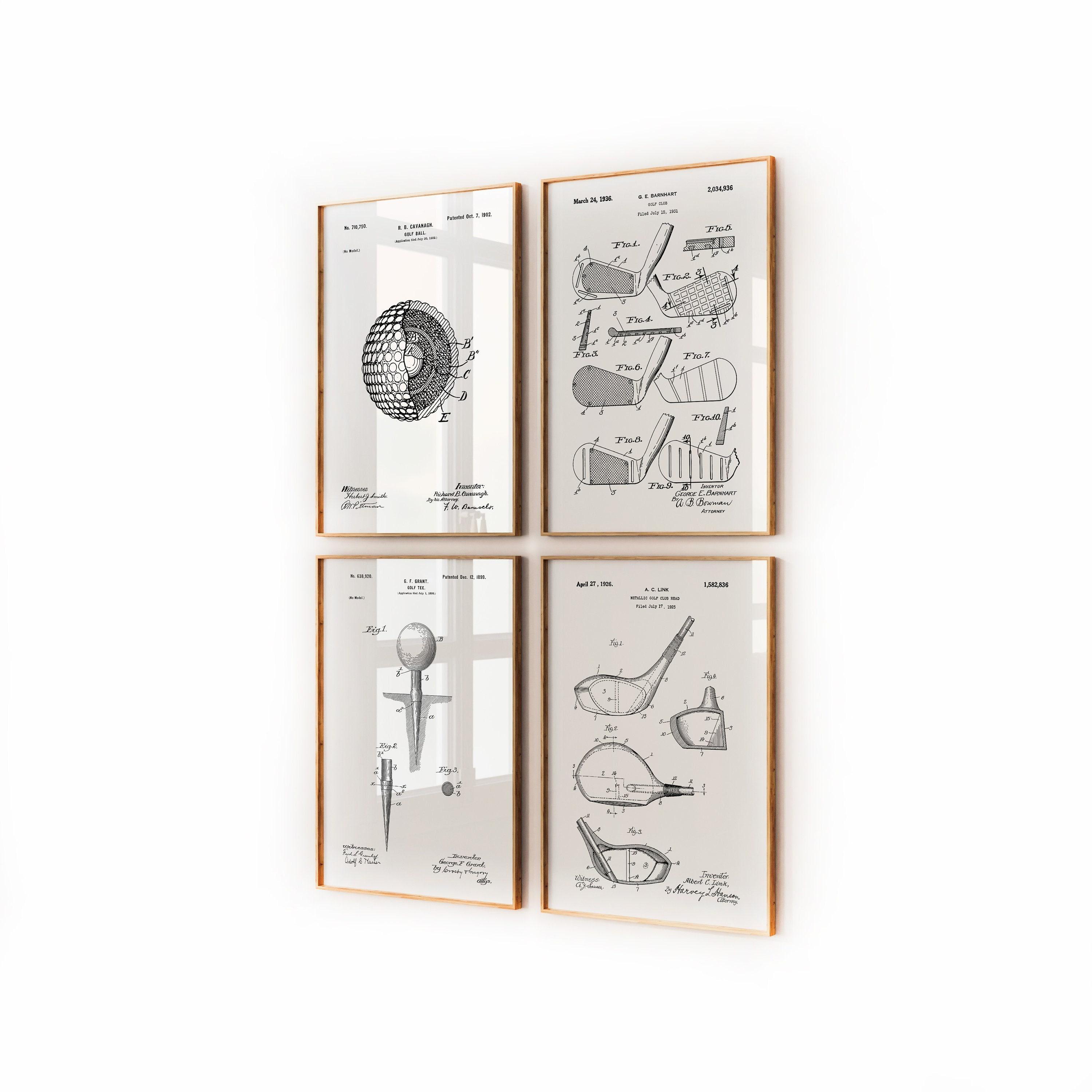 Golf Patent Prints