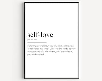 Self Love Definition Print