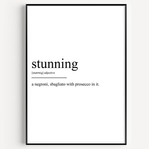 Stunning Definition Print