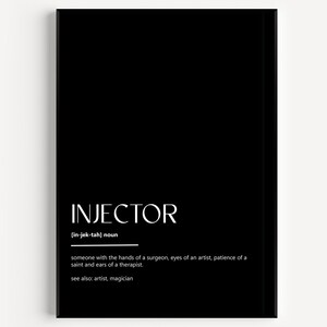 Injector Definition Print - Etsy