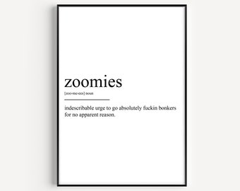 Definicja Zoomies Wydrukuj