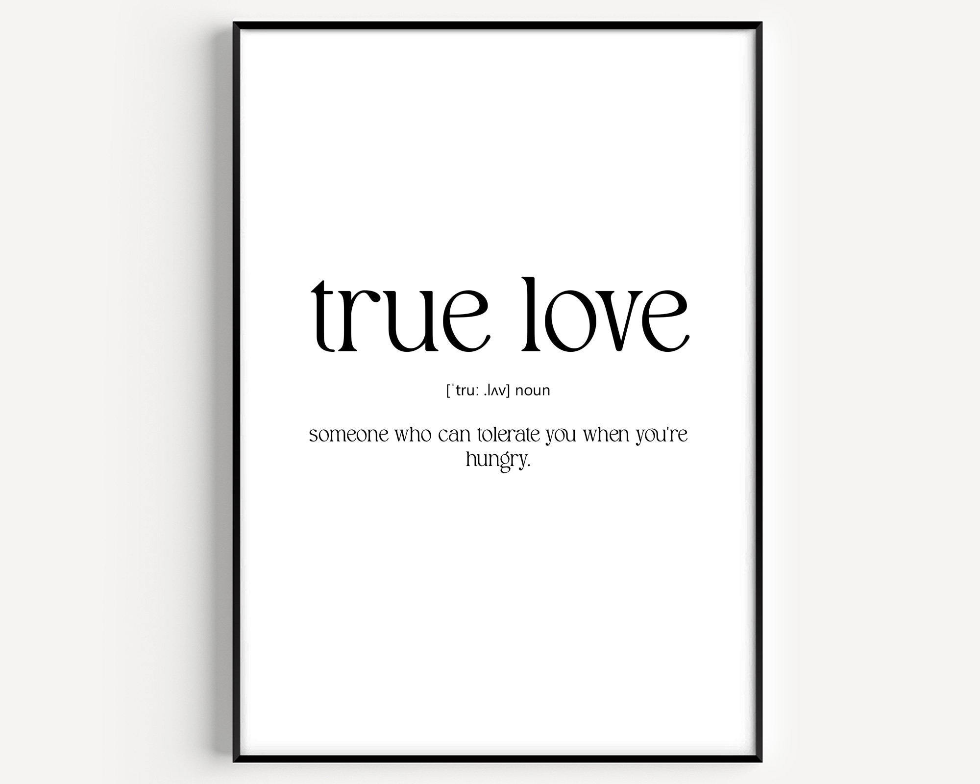 The Definition Of True Love Metal Print