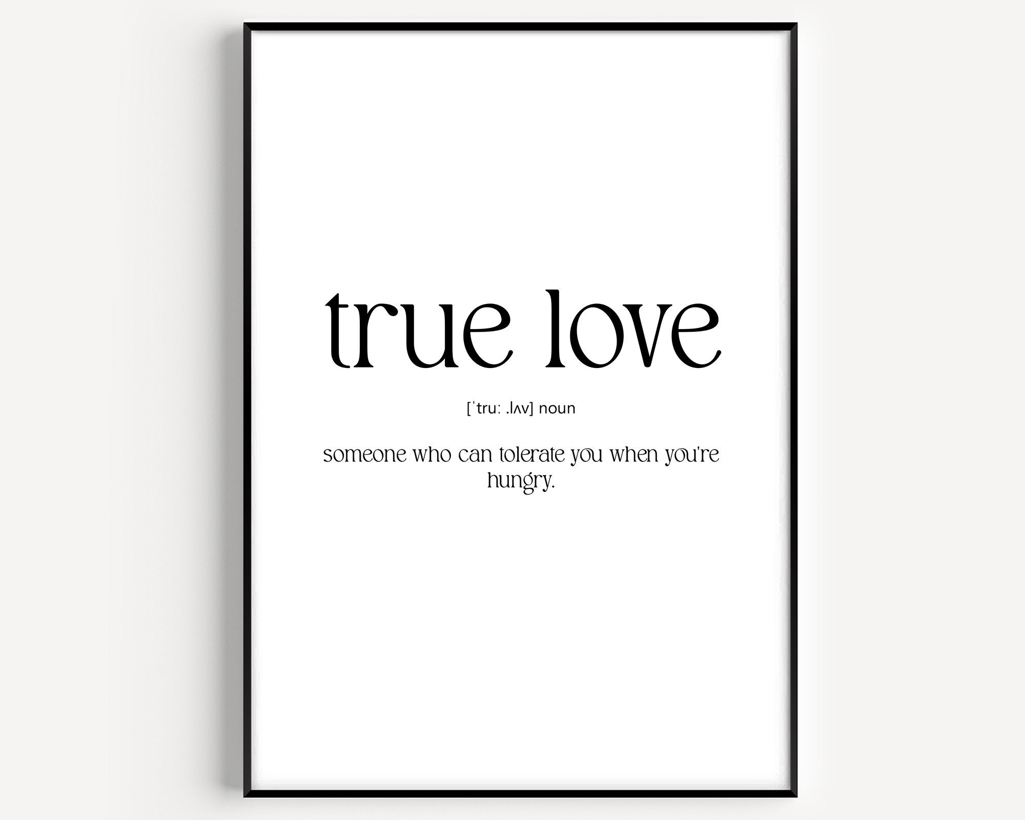 The Definition Of True Love Metal Print