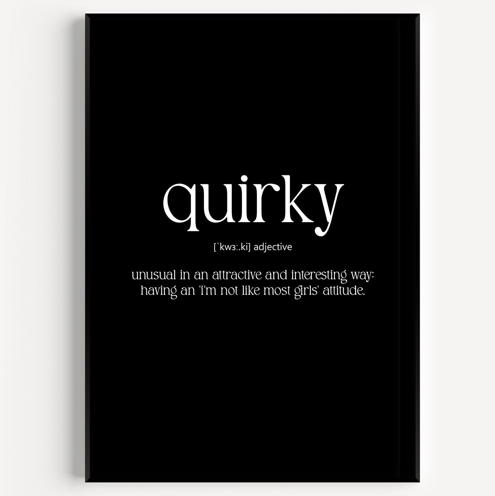 What does on sale quirky mean
