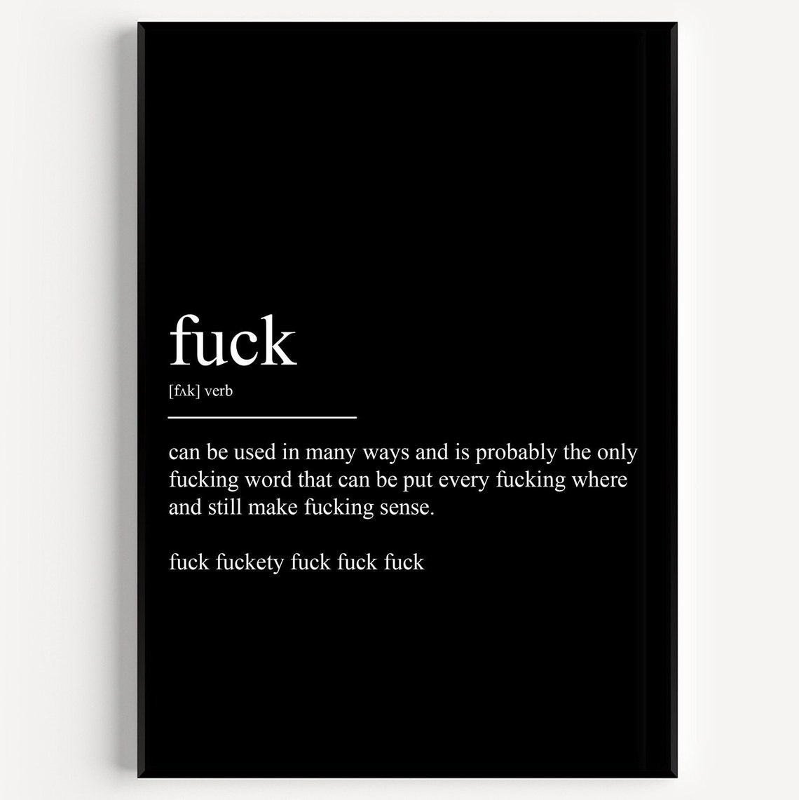 Fuck Definition Print Etsy fuck-definition-print-etsy