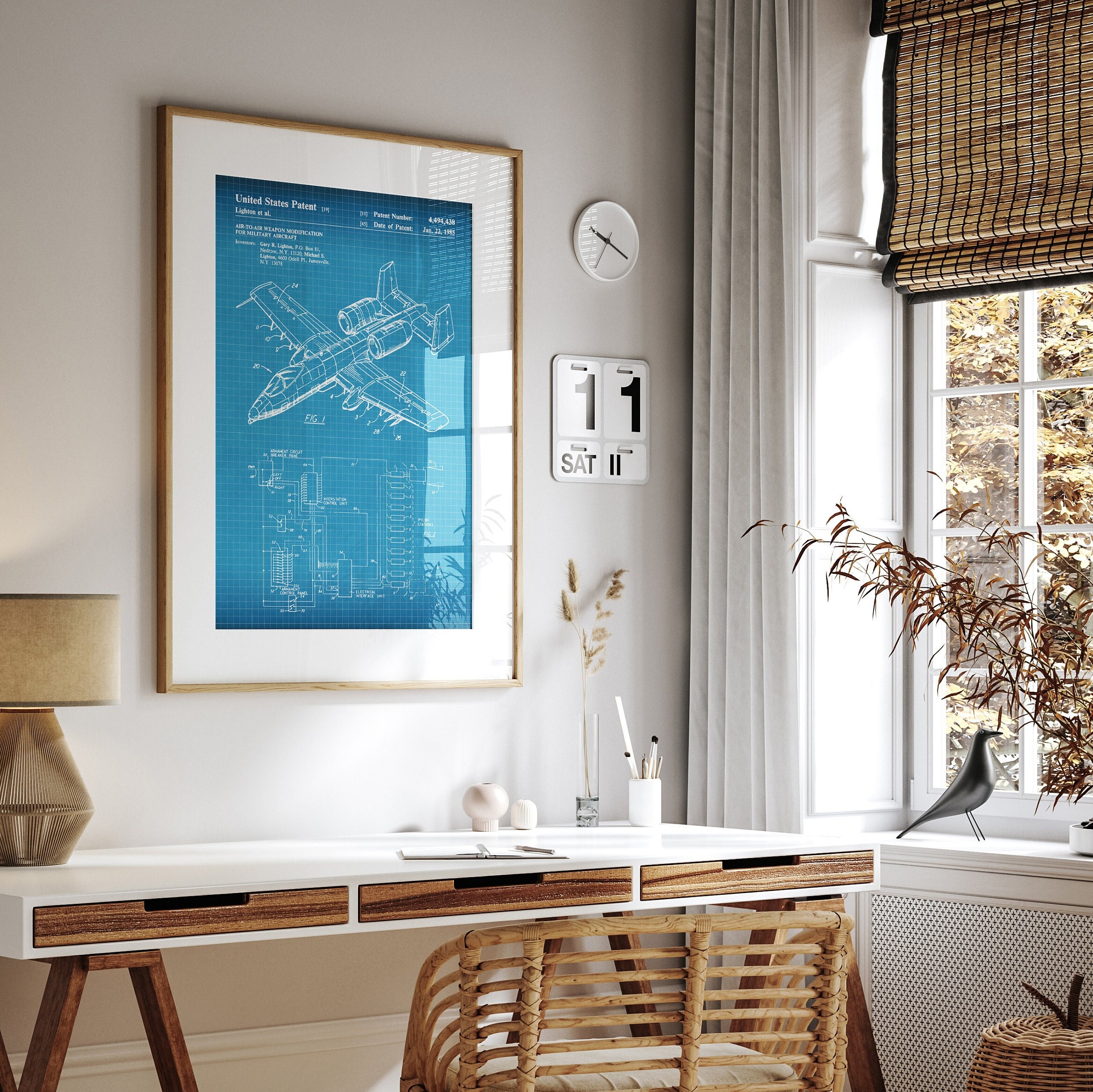 Art mural verni A10 phacochère | Poster, toile ou encadré | Cadeau d