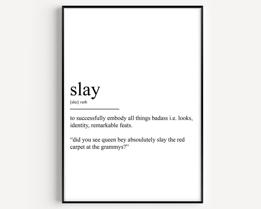 Slay Definition Card