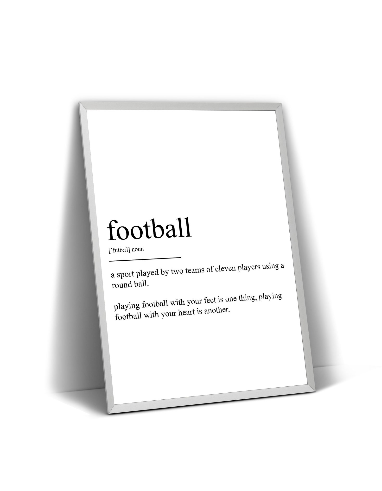 Football Definition Print Etsy