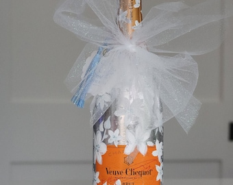 Gilded Champagne Bottle